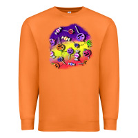 Carrot halloween candy  patches Premium Sweatshirt - BundleAndBundleShop