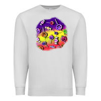 Dove Grey halloween candy  patches Premium Sweatshirt - BundleAndBundleShop