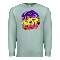 Seafoam halloween candy  patches Premium Sweatshirt - BundleAndBundleShop