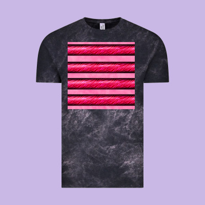 Valentines Day Zebra Stripes Seamless Pattern Vintage Tee Designed By Bundleandbundleshop