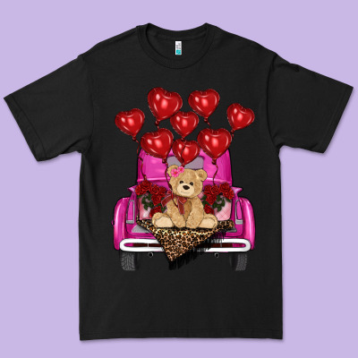 Premium Tee Valentine's day tedybear truck