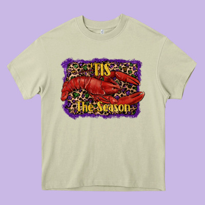 Heavy Core Tee Mardi Gras Tis The Season Lobster
