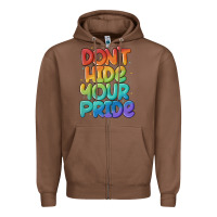 Chestnut dont hide your pride Zipper Hoodie - MaliasSmallBusiness