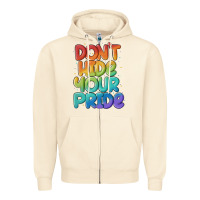 Sandshell dont hide your pride Zipper Hoodie - MaliasSmallBusiness