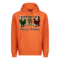 Carrot Merry Christmas Chickens Premium Hoodie - Bettercallsaul