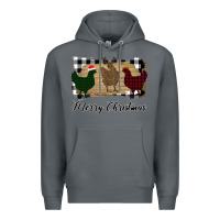 Rock Merry Christmas Chickens Premium Hoodie - Bettercallsaul