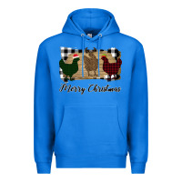 True Royal Merry Christmas Chickens Premium Hoodie - Bettercallsaul