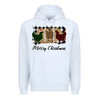 White Merry Christmas Chickens Premium Hoodie - Bettercallsaul