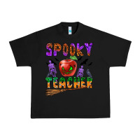 Black spooky teacher Urban Heavy Tee - BundleAndBundleShop