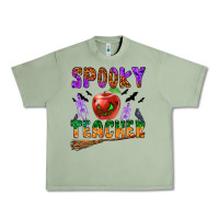 Oil Green spooky teacher Urban Heavy Tee - BundleAndBundleShop