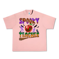 Salmon spooky teacher Urban Heavy Tee - BundleAndBundleShop