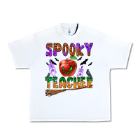 White spooky teacher Urban Heavy Tee - BundleAndBundleShop