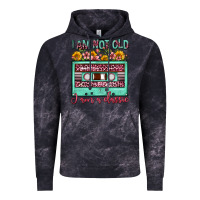 Cloud Black i am not old i am a classic sunflower floral casse Vintage Hoodie - FaDigitalArtStudio