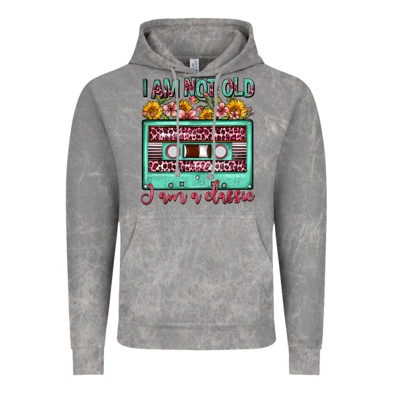 I Am Not Old I Am A Classic Sunflower Floral Casse Vintage Hoodie by FaDigitalArtStudio | Teevron