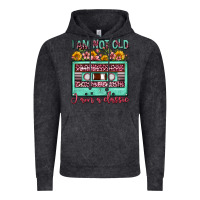Vintage Black i am not old i am a classic sunflower floral casse Vintage Hoodie - FaDigitalArtStudio