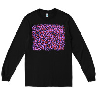 Black lilac leopard with red glitter Long Sleeve Tee - Artiststas