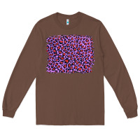 Chestnut lilac leopard with red glitter Long Sleeve Tee - Artiststas