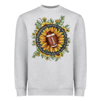 Football Gemstone Sunflower Heavyweight Sweatshirt | Teevron
