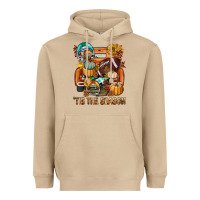 Mushroom Tis The Season Fall Football Truck Heavyweight Hoodie - BundleAndBundleShop