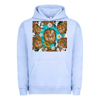 Pigment Grape Ice lion with leopard and cowhide pattern Urban Hoodie - TumblerDesignByShophia