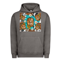 Pigment Tornado lion with leopard and cowhide pattern Urban Hoodie - TumblerDesignByShophia