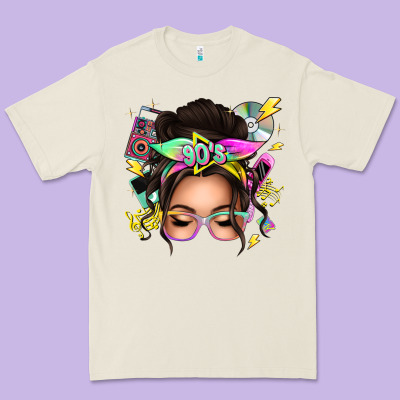 90s Messy Bun Premium Tee Designed By Texasbilliewilder