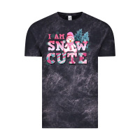 Cloud Black i am snow cute Vintage Tee - AdoDesignShop