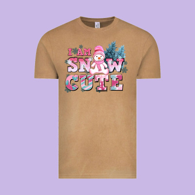 I Am Snow Cute Vintage Tee Designed By Adodesignshop