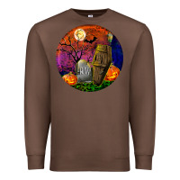 Chestnut halloween round Premium Sweatshirt - BundleAndBundleShop