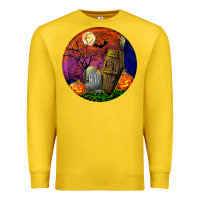 Lemon halloween round Premium Sweatshirt - BundleAndBundleShop