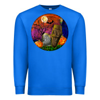 True Royal halloween round Premium Sweatshirt - BundleAndBundleShop
