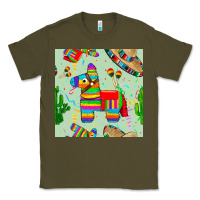 Army Green pinata seamless pattern Classic Tee - BundleAndBundleShop
