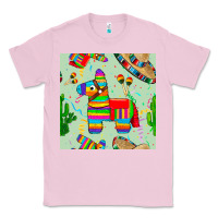 Bubblegum Pink pinata seamless pattern Classic Tee - BundleAndBundleShop