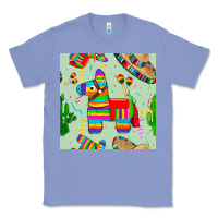 Colony Blue pinata seamless pattern Classic Tee - BundleAndBundleShop
