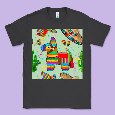 Pinata Seamless Pattern Classic Tee Designed By Bundleandbundleshop