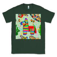 Sports Green pinata seamless pattern Classic Tee - BundleAndBundleShop