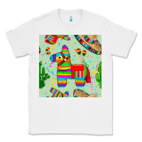 White pinata seamless pattern Classic Tee - BundleAndBundleShop