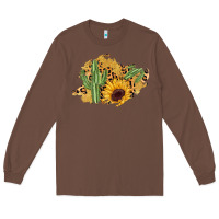 Chestnut cactus leopard sunflower glitter  patch Long Sleeve Tee - AdoDesignShop