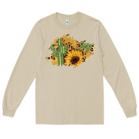 Mushroom cactus leopard sunflower glitter  patch Long Sleeve Tee - AdoDesignShop