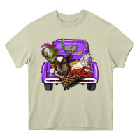 Mossy Mardi Gras Truck With Farm Animals Heavy Core Tee - RanaPortraitStore
