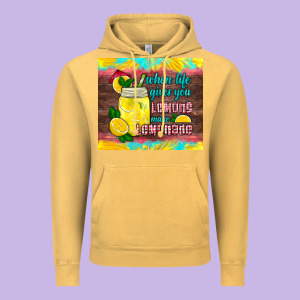 When Life Gives You Lemons Make Lemonade Vintage Hoodie Designed By Hra Design Shop