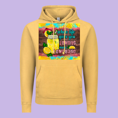 When Life Gives You Lemons Make Lemonade Vintage Hoodie Designed By Hra Design Shop