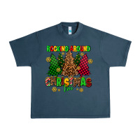 Midnight Navy rocking around the christmas tree Urban Heavy Tee - AdoDesignShop