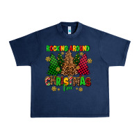 Navy rocking around the christmas tree Urban Heavy Tee - AdoDesignShop