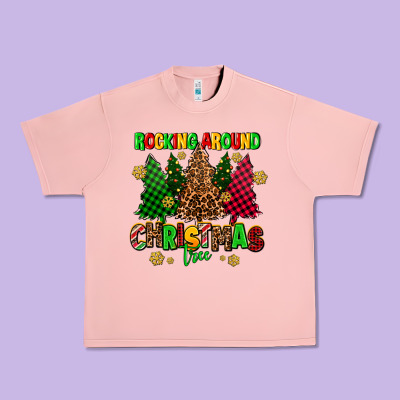 Rocking Around The Christmas Tree Urban Heavy Tee Designed By Adodesignshop