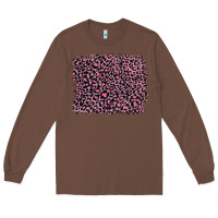 Chestnut pink leopard with pink glitter Long Sleeve Tee - Artiststas