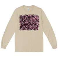 Mushroom pink leopard with pink glitter Long Sleeve Tee - Artiststas