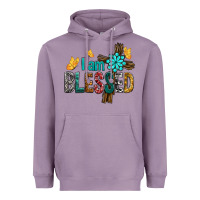 Lavender I Am Blessed Cross Heavyweight Hoodie - BundleAndBundleShop