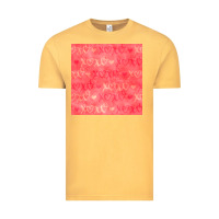 Vintage Mustard valentines day xoxo seamless pattern Vintage Tee - BundleAndBundleShop