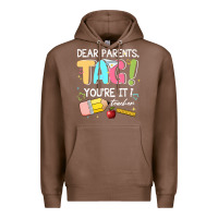 Chestnut dear parents tag youare it teacher Premium Hoodie - JahusDesignShop